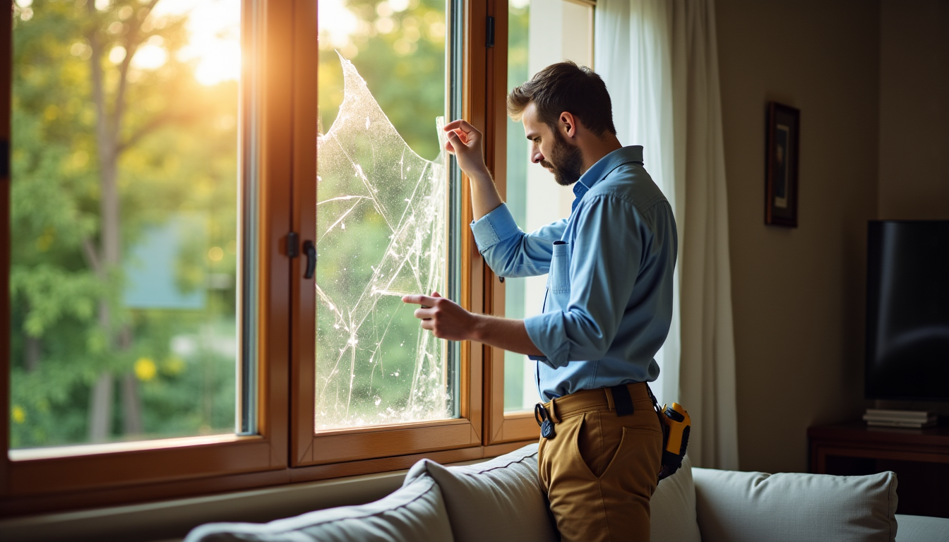 Vitrier d'urgence : que faire en cas de vitre brisée à la maison ?